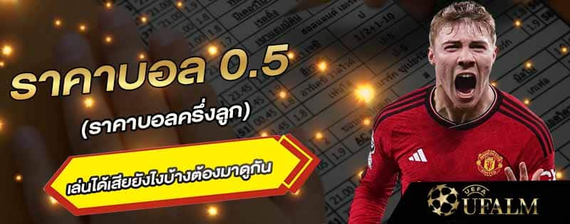 ราคาบอล 0.5 